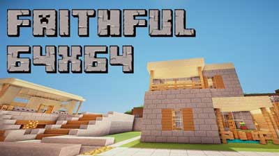 Скачать Texture Pack Faithful 64x64 для Minecraft PE 1.19.0